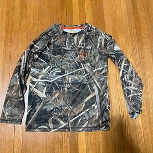 Carhartt Woodland Camo Long Sleeve Shirt